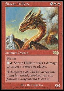 Shivan Hellkite - Urza's Saga (Rare) [USG-214]