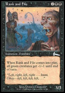 Rank and File - Urza's Legacy (Uncommon) [ULG-65]