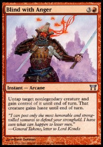 Blind with Anger - Champions of Kamigawa (Uncommon) [CHK-158]