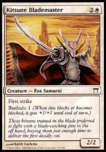Kitsune Blademaster - Champions of Kamigawa (Common) [CHK-25]