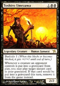 Toshiro Umezawa - Betrayers of Kamigawa (Rare) [BOK-89]