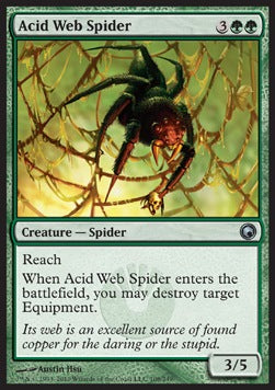 Acid Web Spider - Scars of Mirrodin (Uncommon) [SOM-108]