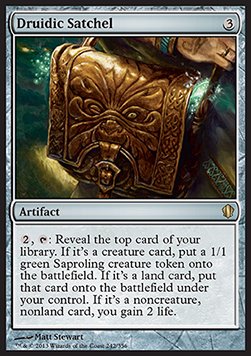 Druidic Satchel - Commander 2013 (Rare) [C13-242]