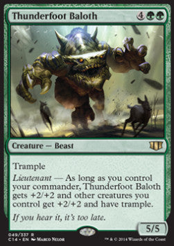 Thunderfoot Baloth - Commander 2014 (Rare) [C14-49]