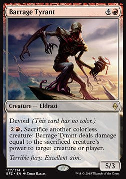 Barrage Tyrant - Battle for Zendikar (Rare) [BFZ-127]