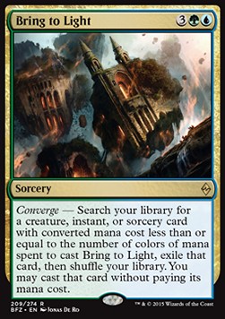 Bring to Light - Battle for Zendikar (Rare) [BFZ-209]