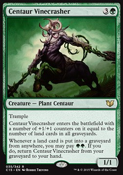 Centaur Vinecrasher - Commander 2015 (Rare) [C15-35]