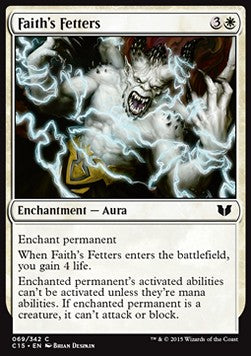 Faith's Fetters - Commander 2015 (Common) [C15-69]