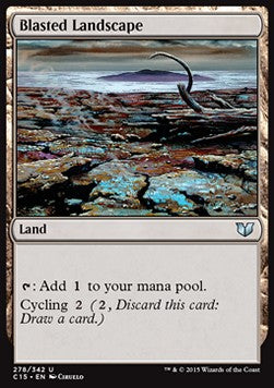 Blasted Landscape - Commander 2015 (Uncommon) [C15-278]