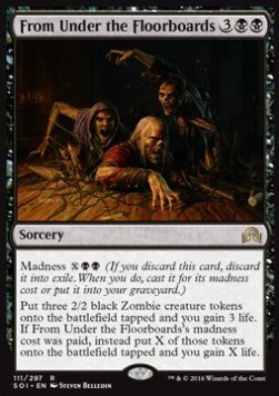 From Under the Floorboards - Shadows over Innistrad (Rare) [SOI-111]