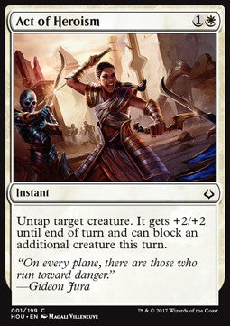 Act of Heroism - Hour of Devastation (Common) [HOU-1]