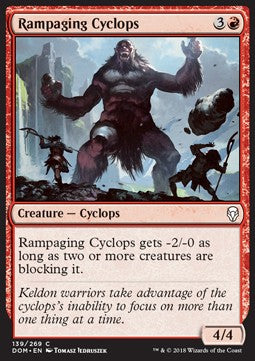 Rampaging Cyclops - Dominaria (Common) [DOM-139]