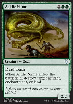Acidic Slime - Commander 2018 (Uncommon) [C18-127]