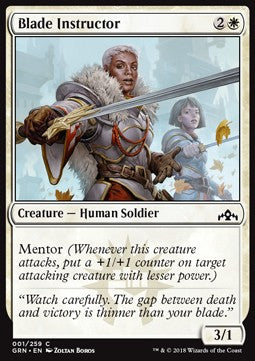 Blade Instructor - Guilds of Ravnica (Common) [GRN-1]