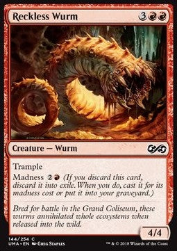 Reckless Wurm - Ultimate Masters (Common) [UMA-144]
