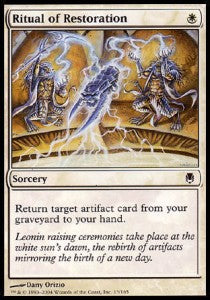 Ritual of Restoration - Darksteel (Common) [DST-13]