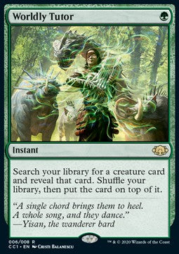 Worldly Tutor - Commander Collection: Green (Rare) [CC1-6]