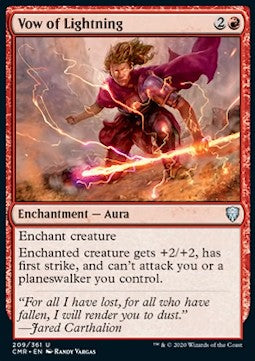 Vow of Lightning - Commander Legends (Uncommon) [CMR-209]