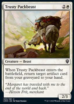 Trusty Packbeast - Commander Legends (Common) [CMR-53]