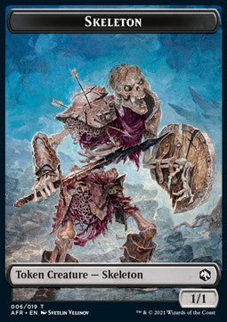 Skeleton Token (B 1/1) // Lost Mine of Phandelver - Adventures in the Forgotten Realms: Extras (Token) [XAFR-T 6/21]
