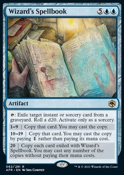 Wizard's Spellbook - Adventures in the Forgotten Realms (Rare) [AFR-82]