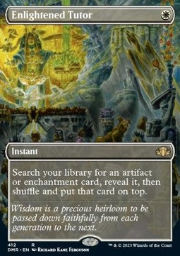 Enlightened Tutor (V.2) - Dominaria Remastered: Extras (Rare) [XDMR-412]