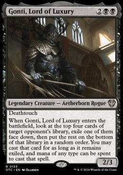 Gonti, Lord of Luxury - Commander: Outlaws of Thunder Junction (Rare) [OTC-135]
