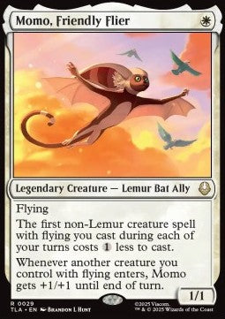 Momo, Friendly Flier - Magic: The Gathering | Avatar: The Last Airbender (Rare) [TLA-29]