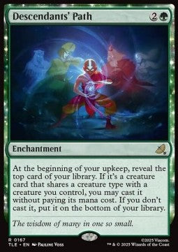 Descendants' Path - Magic: The Gathering | Avatar: The Last Airbender: Eternal (Rare) [TLE-167]