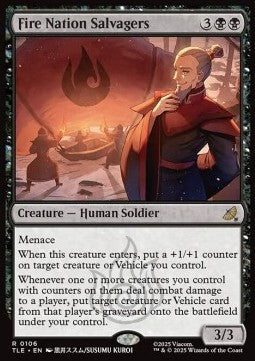 Fire Nation Salvagers (V.1) - Magic: The Gathering | Avatar: The Last Airbender: Eternal (Rare) [TLE-106]