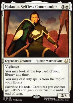 Hakoda, Selfless Commander - Magic: The Gathering | Avatar: The Last Airbender (Rare) [TLA-23]
