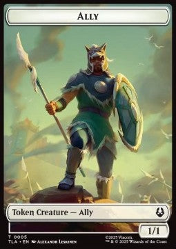 Ally Token (W 1/1) // Clue Token (V.2) - Magic: The Gathering | Avatar: The Last Airbender: Tokens (Token) [TTLA-T 5/14]