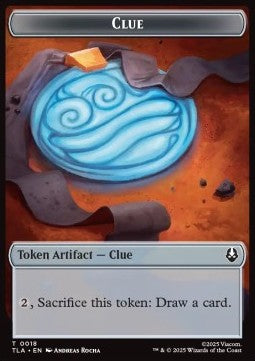 Clue Token // Food Token - Magic: The Gathering | Avatar: The Last Airbender: Tokens (Token) [TTLA-T 18/21]